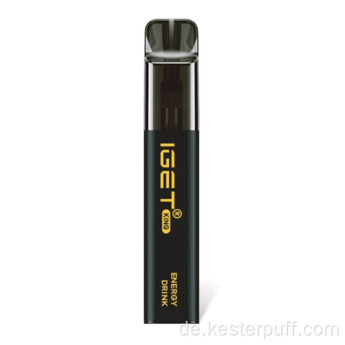 Original Iget King Disposable Vape Device üppige Früchte